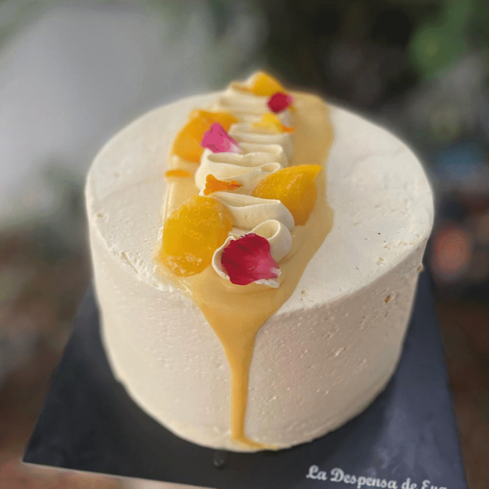 Tarta Yogur con mango y maracuyá