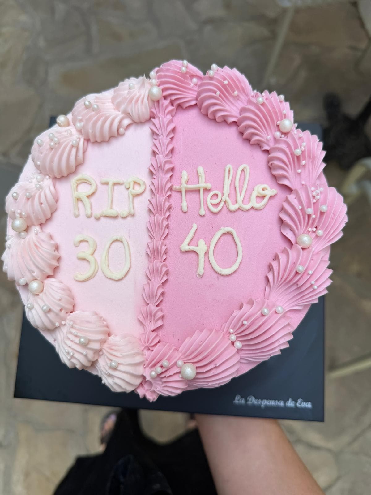 Tarta Cambio de Década