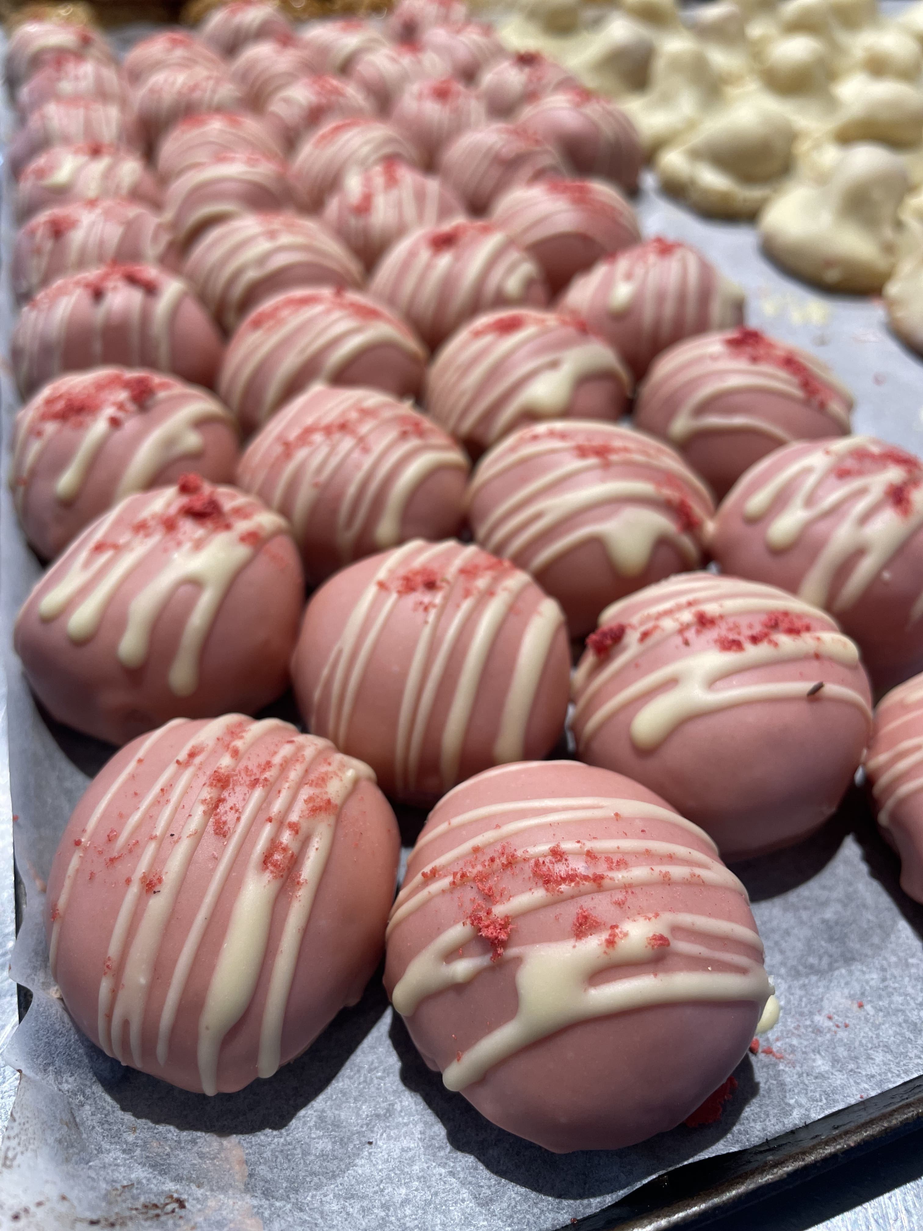 Panellets Frambuesa