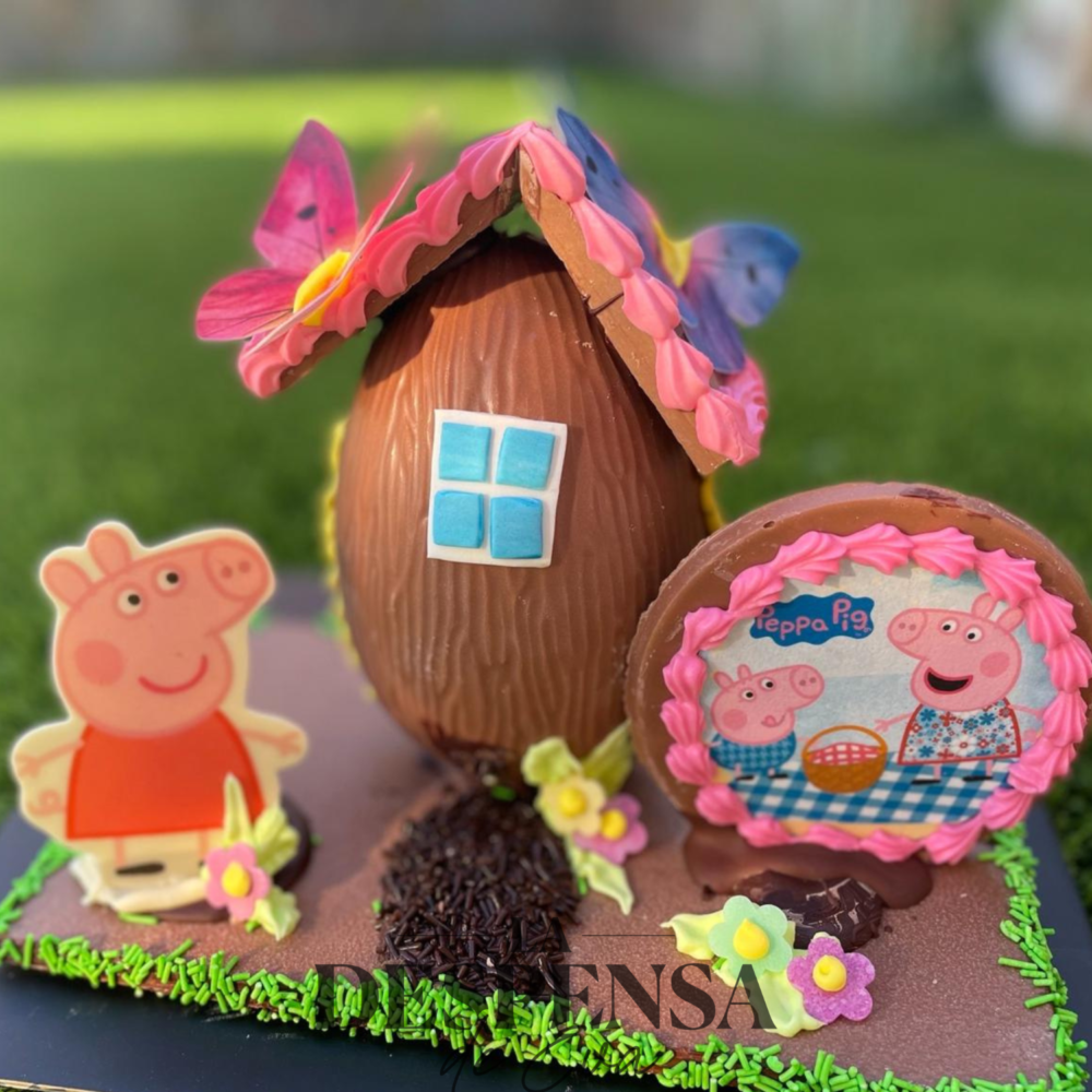 Mona de chocolate. Peppa Pig
