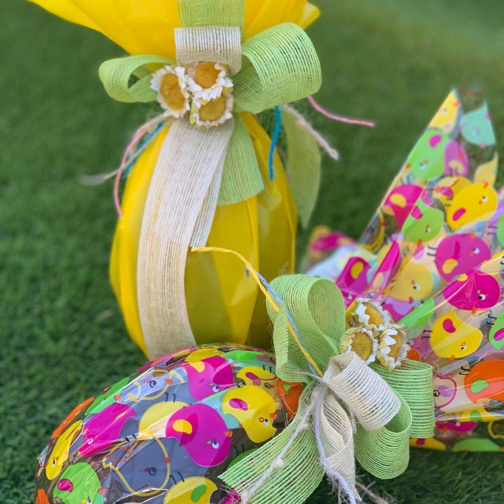 Huevo de Pascua relleno de chuches (18cm)LE