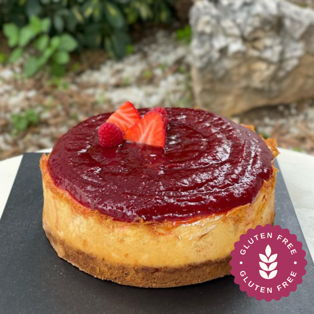 New York Cheesecake, 8 pers - Frutos Rojos sin gluten