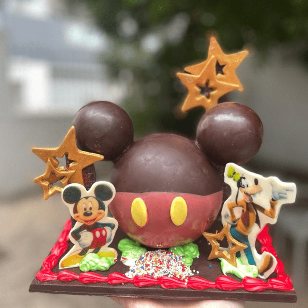 Mona de chocolate. Mickey Mouse