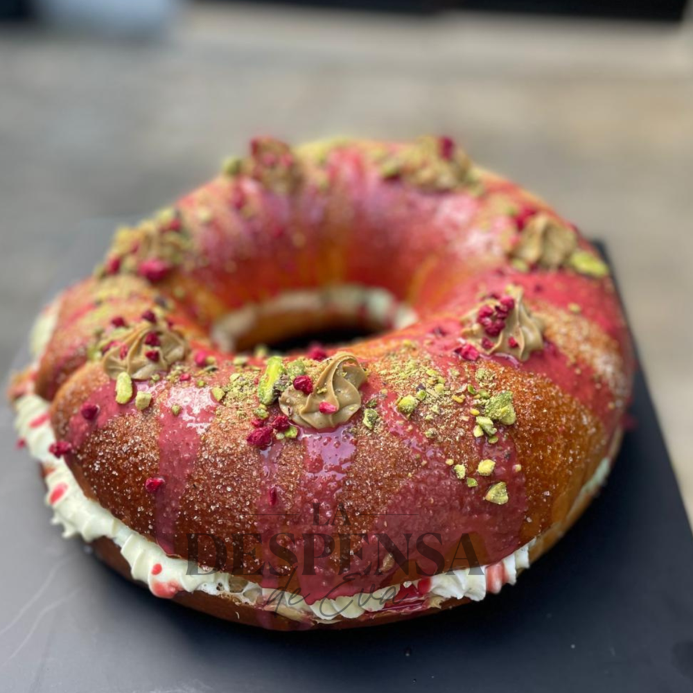 Roscón de Reyes GASPAR 6-8 raciones ( pistacho y frambuesa )